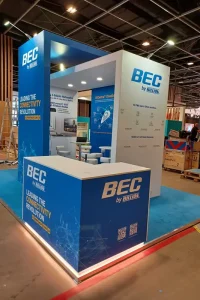 Beursstand BEC op de Network X 2023