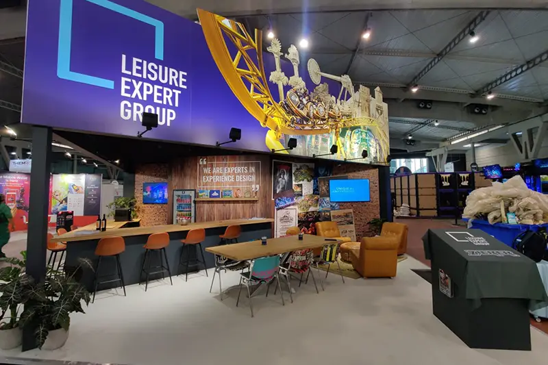 Beursstand Leisure Expert Group op de IAAPA