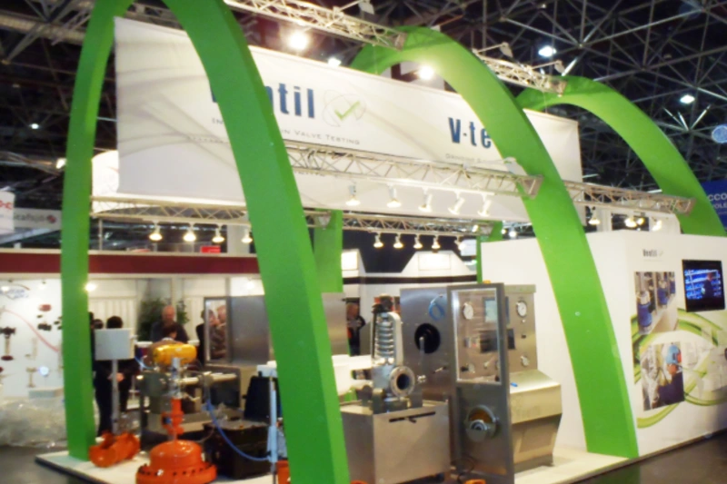 Beursstand van Ventil op de Valve World Expo.