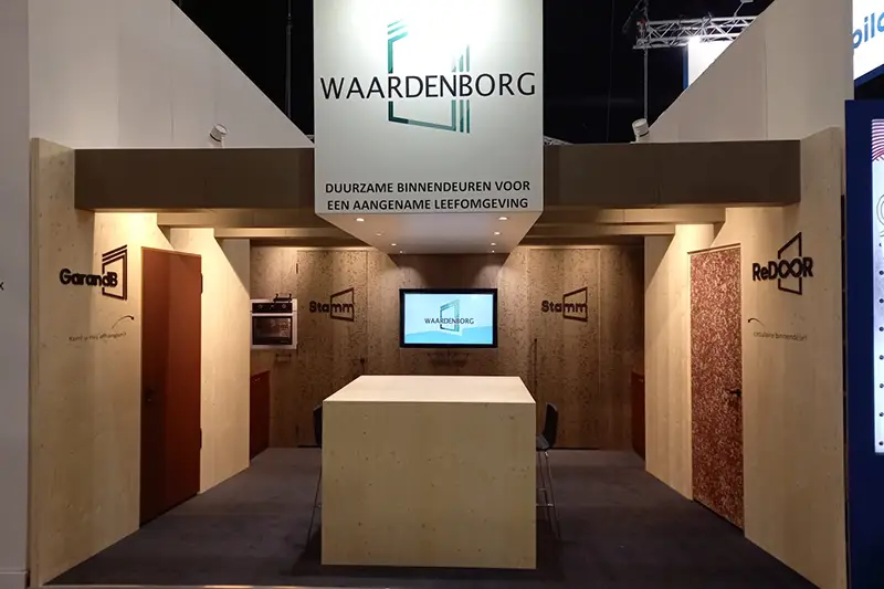 Beursstand Waardenborg op de HoutPro