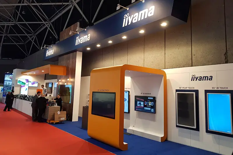Beursstand op maat voor Iiyama