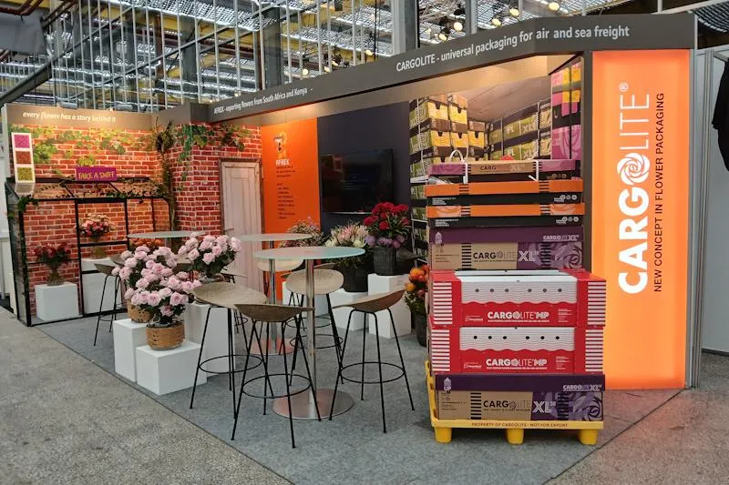 Beursstand van AFREX op de IFTF.