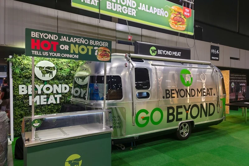 Beursstand van Beyond Meat op Gastvrij Rotterdam.