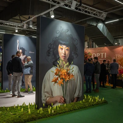 Beursstand Dutch Lily Masters op de Trade Fair Aalsmeer