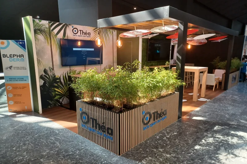 Beursstand van Théa Pharma op het NOG Congres.