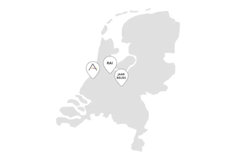 Abswoude Standbouw bij RAI Amsterdam en Jaarbeurs Utrecht
