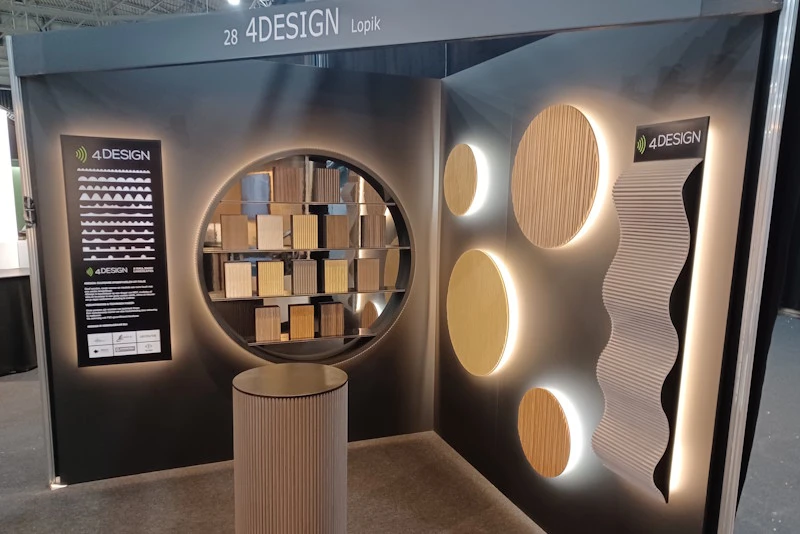 Custom made beursstand van 4Design.