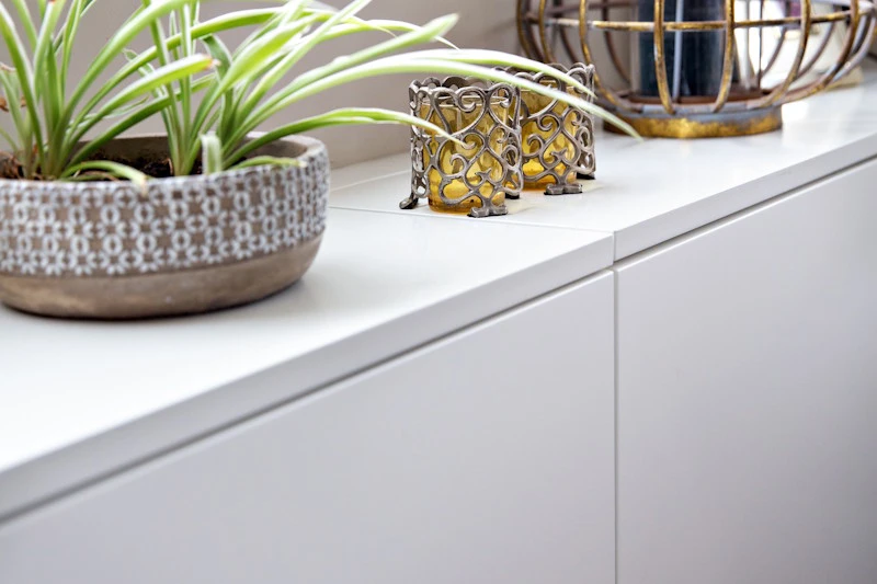 Detail van dressoir.