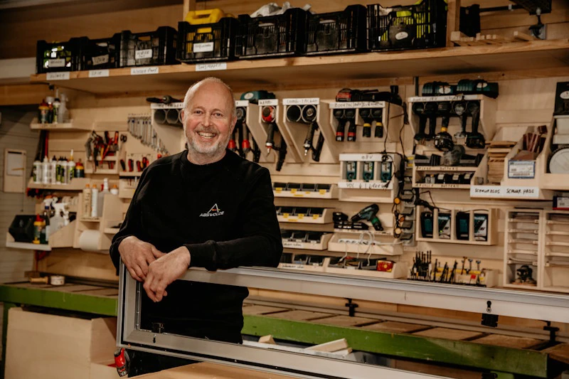 Peter van Abswoude, directeur-eigenaar van Abswoude Standbouw