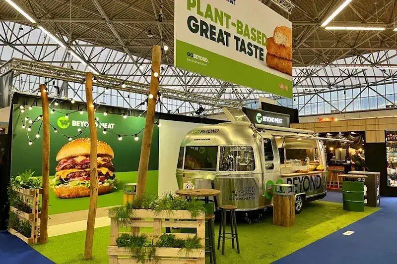 Beursstand Beyond Meat op de Horecava