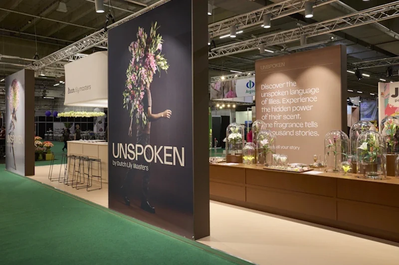 Beursstand Dutch Lily Masters op de Trade Fair